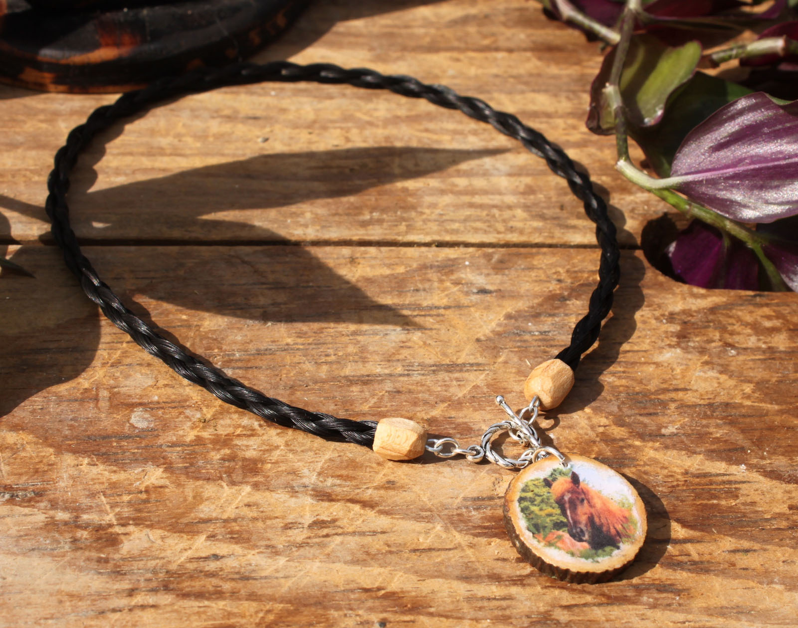 CustomMade Horsehair Necklace Forever Wild Farm